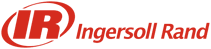 Ingersoll Rand red logo on black background